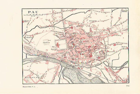 LAMINA ESPASA 23460: Plano de Pau