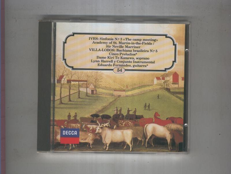 CD: Charles Ives y Heito Villa Lobos