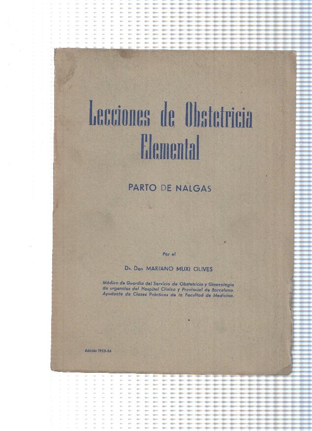 Lecciones de Obstettricia elemental. Parto de nalgas