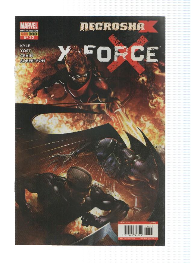 X-FORCE, Volumen 3, Numero 22: Necrosha 2 y Marchitarse (Panini 2010)