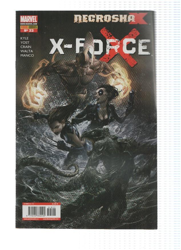 X-FORCE, Volumen 3, Numero 23: Necrosha 3, Machacado y Destello (Panini 2010)