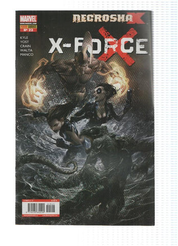 X-FORCE, Volumen 3, Numero 23: Necrosha 3, Machacado y Destello (Panini 2010)