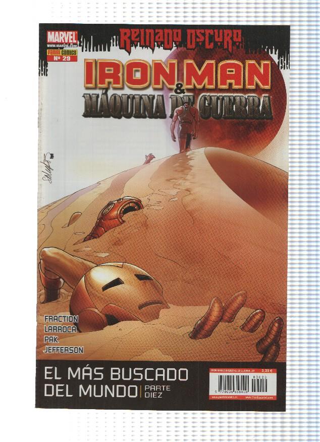IRON MAN Y MAQUINA DE GUERRA, Volumen 1, Numero 29: Cenizas y Nieve (Panini 2010)