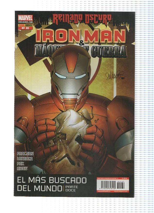 IRON MAN Y MAQUINA DE GUERRA, Volumen 1, Numero 31: Hacia lo Blanco (Panini 2010)