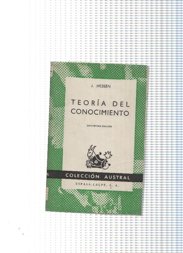 coleccion Austral numero 107: Teoria del conocimiento