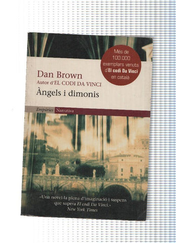 Narrativa numero 237 : Angels i Dimonis ( octava edicion 2005 )