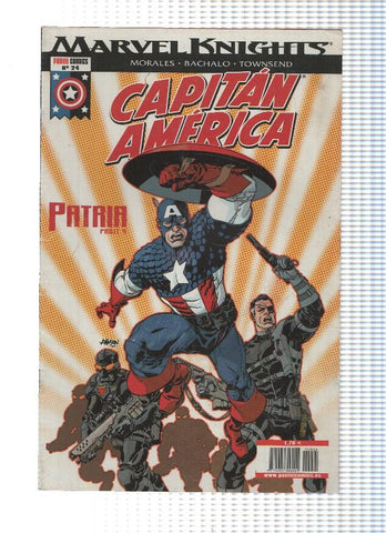MARVEL KNIGHTS: CAPITAN AMERICA, Volumen 1, Numero 24: Patria 4 (Panini 2005)
