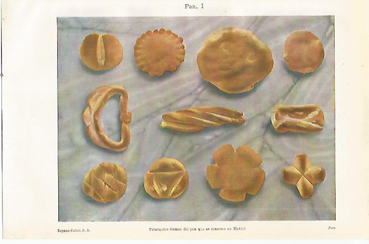 LAMINA ESPASA 23521: Tipos de pan de Madrid