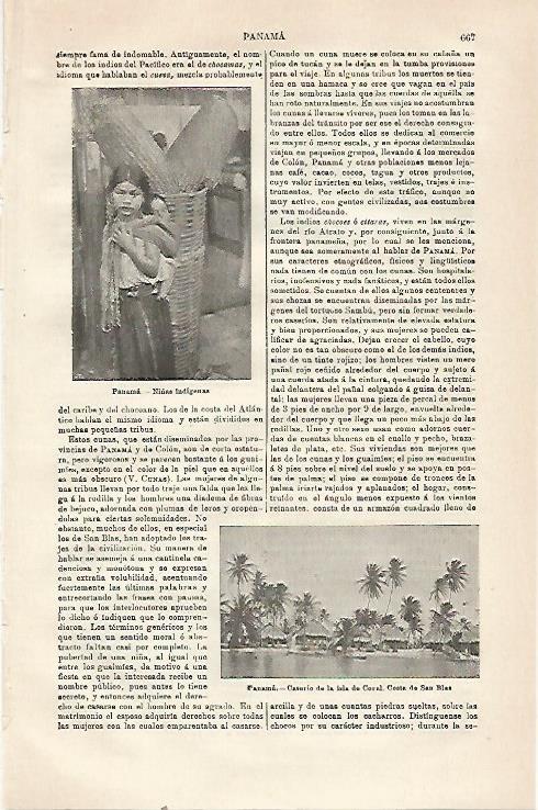 LAMINA ESPASA 23535: Isla de Coral en Panama