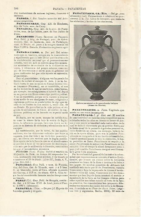 LAMINA ESPASA 23543: Anfora panatenaica