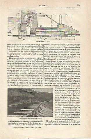 LAMINA ESPASA 23560: Vertedero del canal Keno en Oregon
