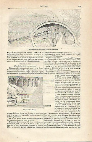 LAMINA ESPASA 23562: Dique de Brasimone