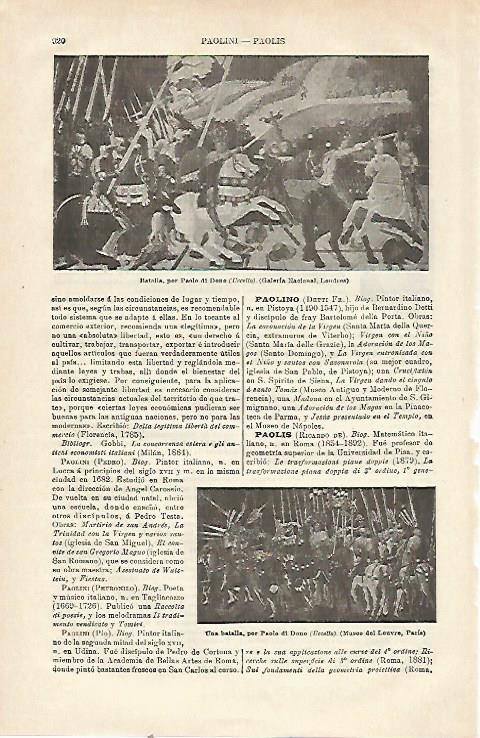 LAMINA ESPASA 23571: Batalla por Paolo di Dono