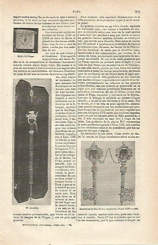 LAMINA ESPASA 23575: Llaves de San Pedro