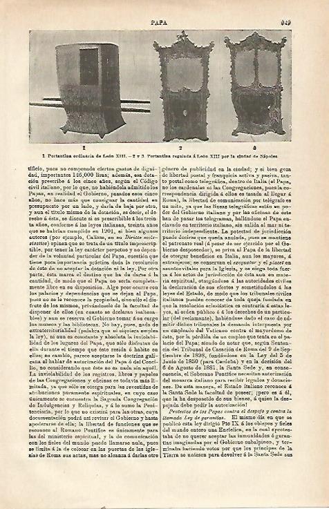 LAMINA ESPASA 23577: Pontatinas de Leon XIII