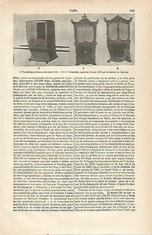 LAMINA ESPASA 23577: Pontatinas de Leon XIII