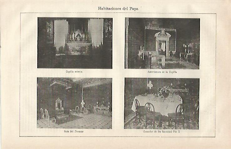 LAMINA ESPASA 23578: Habitaciones del Papa