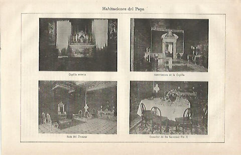 LAMINA ESPASA 23578: Habitaciones del Papa
