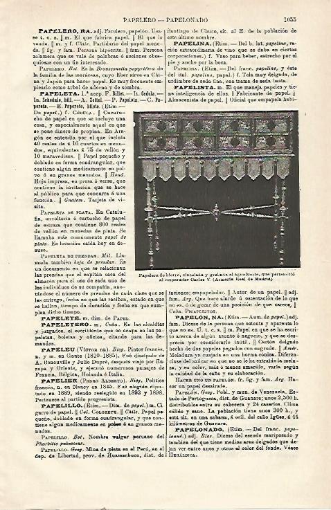 LAMINA ESPASA 23594: Papelera de hierro de Caarlos V