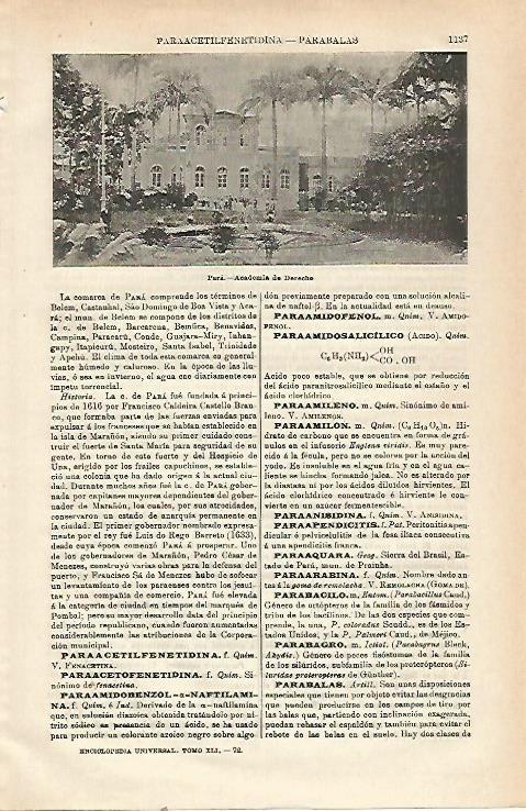 LAMINA ESPASA 23600: Academia de Derecho de Para