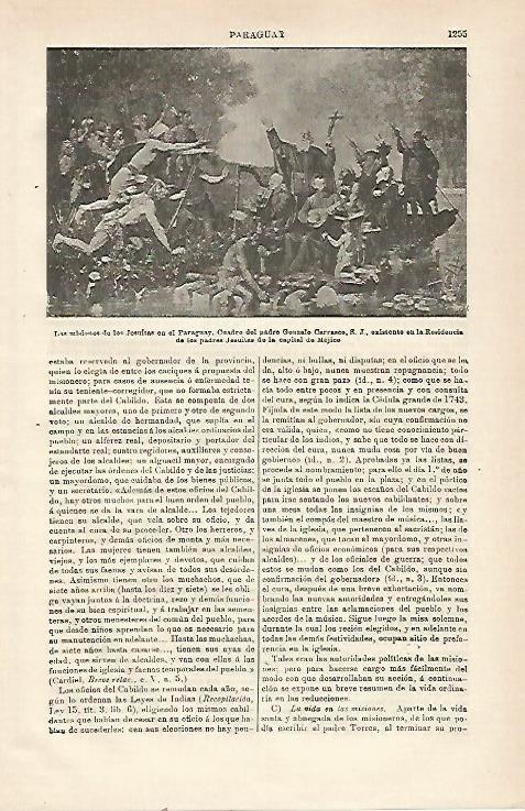 LAMINA ESPASA 23614: Las misiones de los jesuitas en Paraguay por Gonzalo Carrasco