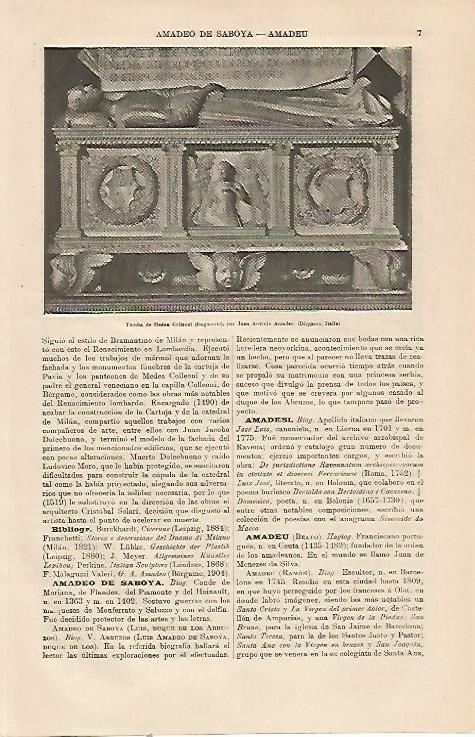 LAMINA ESPASA 23642: Tumba de Medea Colleoni