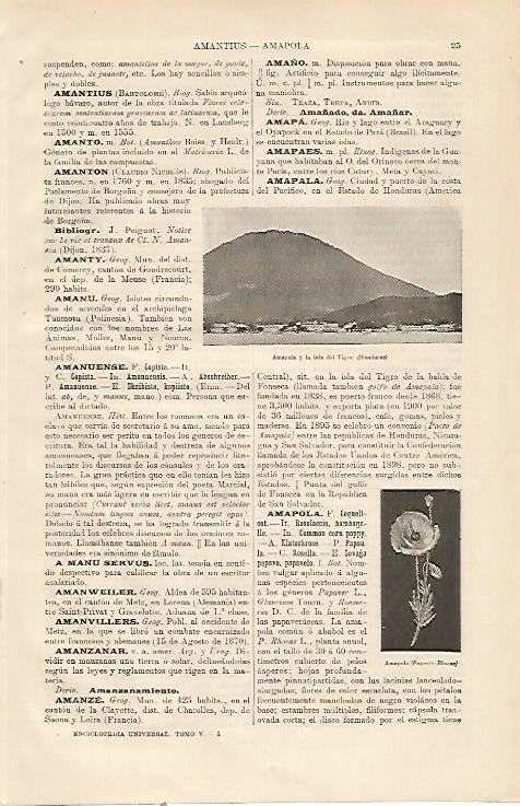 LAMINA ESPASA 23647: Amapaia y la isla del Tigre en Honduras