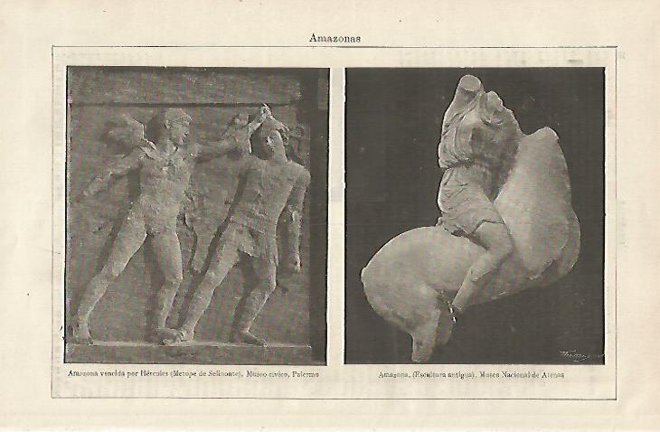 LAMINA ESPASA 23655: Amazona de Metope de Selinonte