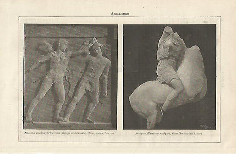 LAMINA ESPASA 23655: Amazona de Metope de Selinonte