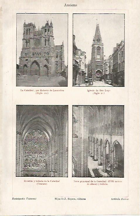 LAMINA ESPASA 23688: Caatedral de Amiens