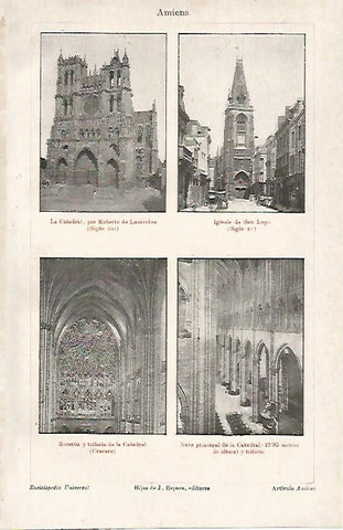 LAMINA ESPASA 23688: Caatedral de Amiens