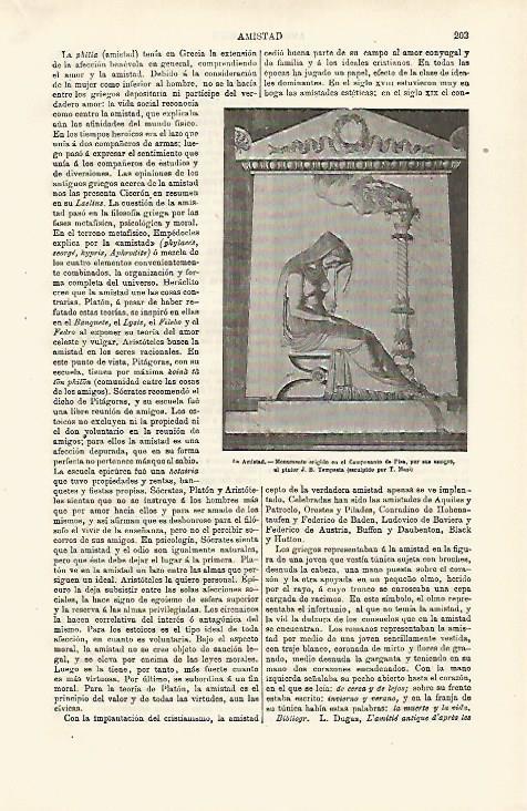 LAMINA ESPASA 23691: La Amistad por T. Masi