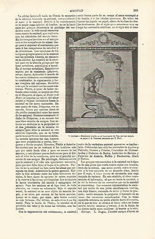 LAMINA ESPASA 23691: La Amistad por T. Masi