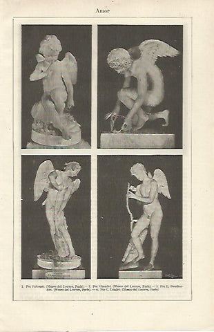 LAMINA ESPASA 23698: Esculturas alegoricas del Amor