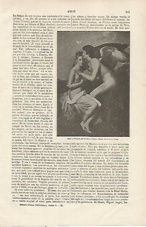 LAMINA ESPASA 23699: Amor y Psiquis por Gerard