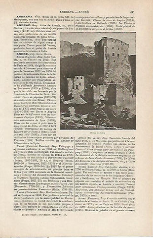 LAMINA ESPASA 23757: Ruinas de Andre