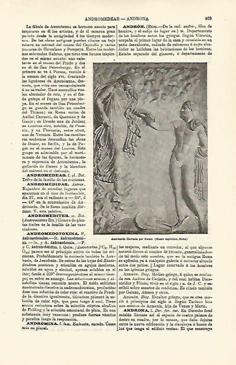 LAMINA ESPASA 23764: Andromeda libertada por Perseo