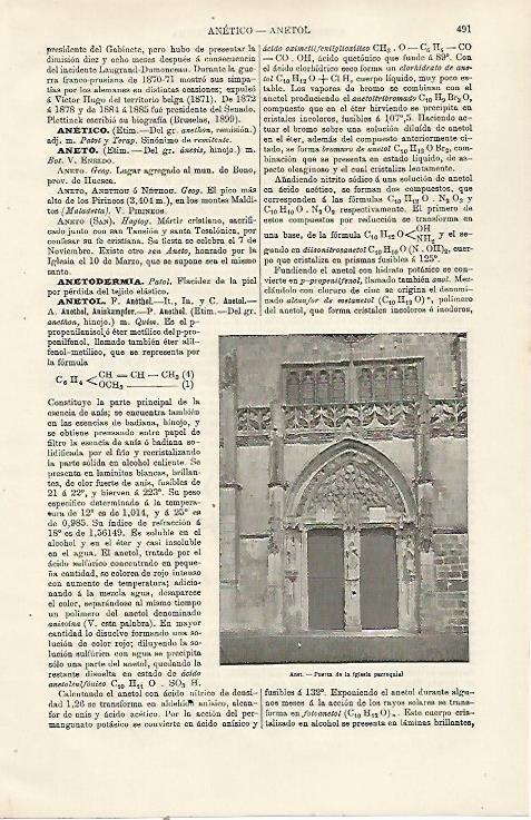 LAMINA ESPASA 23769: Iglesia de Anet