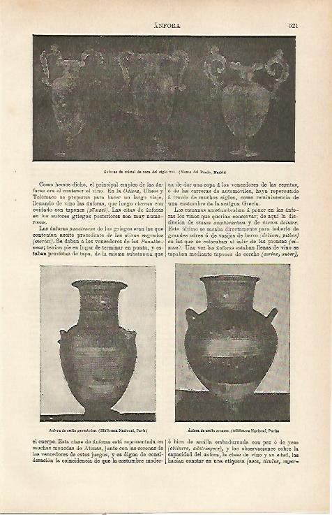 LAMINA ESPASA 23778: Anforas de cristal de roca