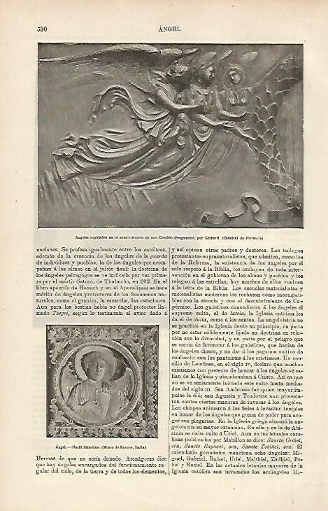 LAMINA ESPASA 23783: Angeles en la Catedral de Florencia