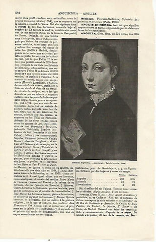 LAMINA ESPASA 23791: Autorretrato de Sofonisba Anguisciola