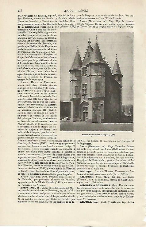 LAMINA ESPASA 23802: Palacete de los Duques de Anjou en Angers