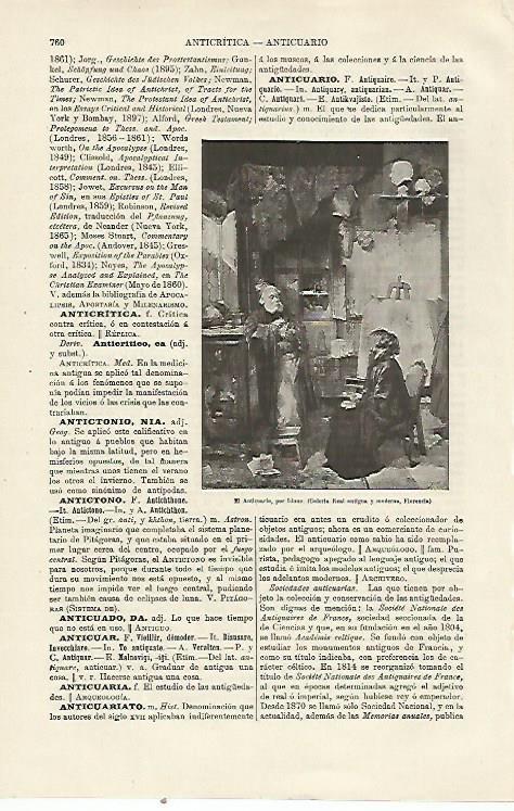 LAMINA ESPASA 23819: El Anticuario por Iduno