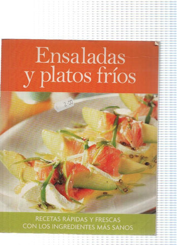 Ensaladas y platos frios (cubierta con alguna dobles)