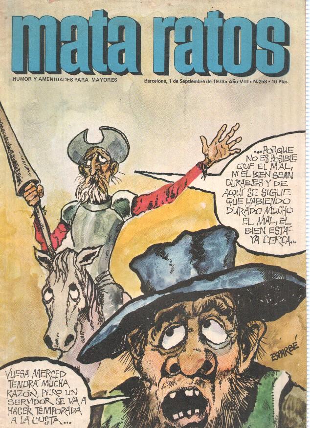 Revista: MATA RATOS, Año VIII, II Epoca: Numero 258 (01 Septiembre 1973)