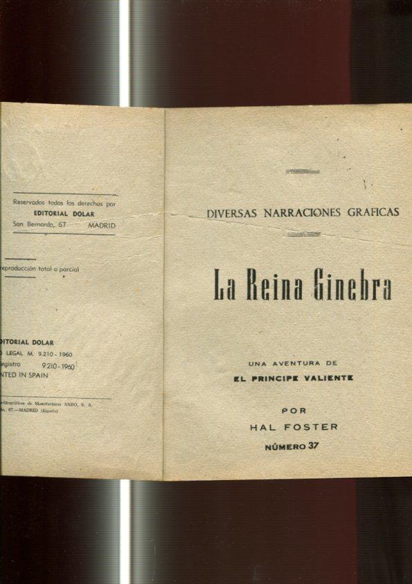 serie Sepia: El Principe Valiente numero 37: La reina Ginebra