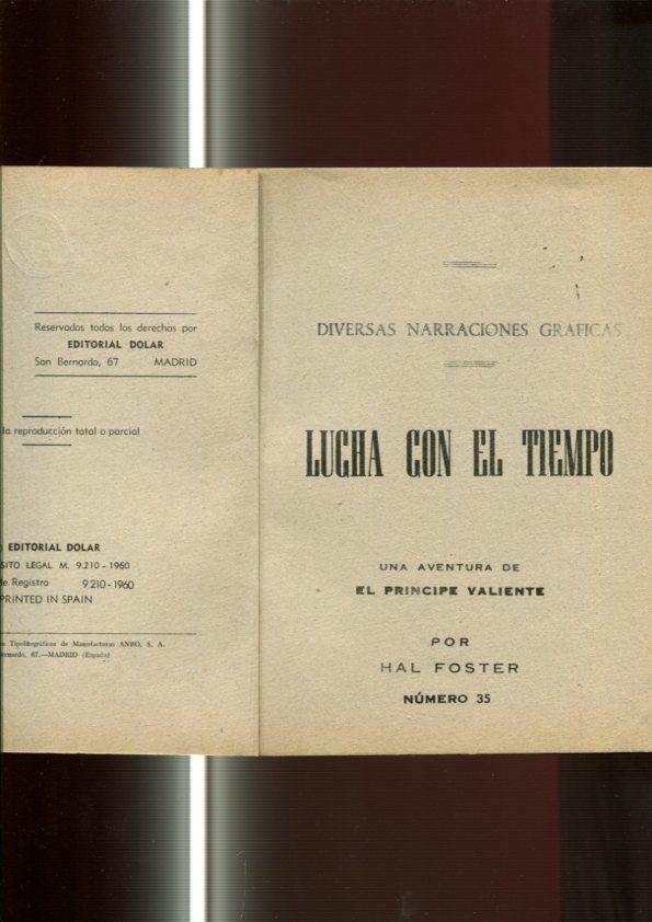 serie Sepia: El Principe Valiente numero 35: Lucha con el tiempo
