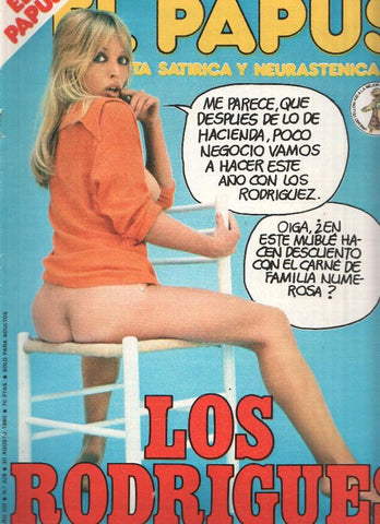 Revista: EL PAPUS, Año VIII, Numero 328: Los Rodriguez (30 Agosto 1980)