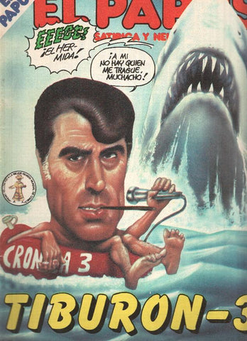 Revista: EL PAPUS, Año IX, Numero 380: Tiburon-3 (29 Agosto 1981)