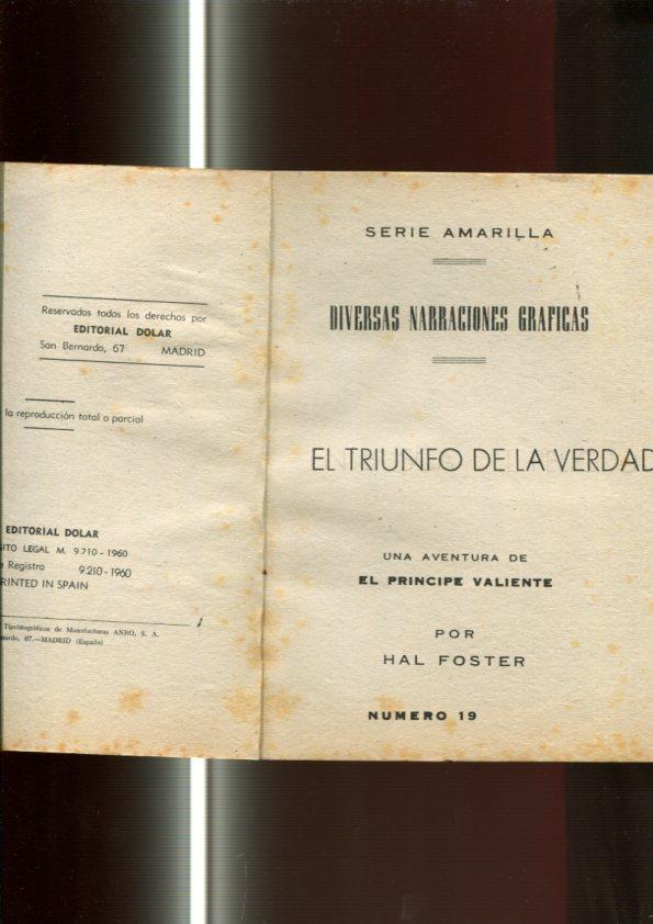 serie Sepia: El Principe Valiente numero 19: El triunfo de la verdad